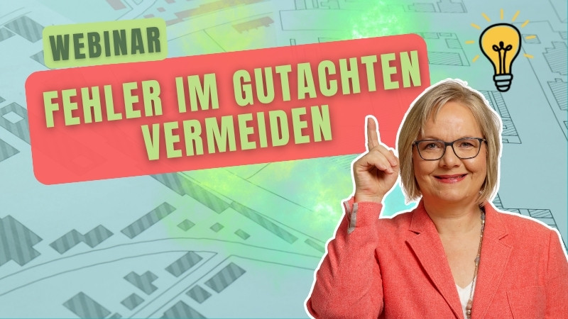 Webinar typische Fehler im Gutachten vermeiden mit Stephanie Schäfer